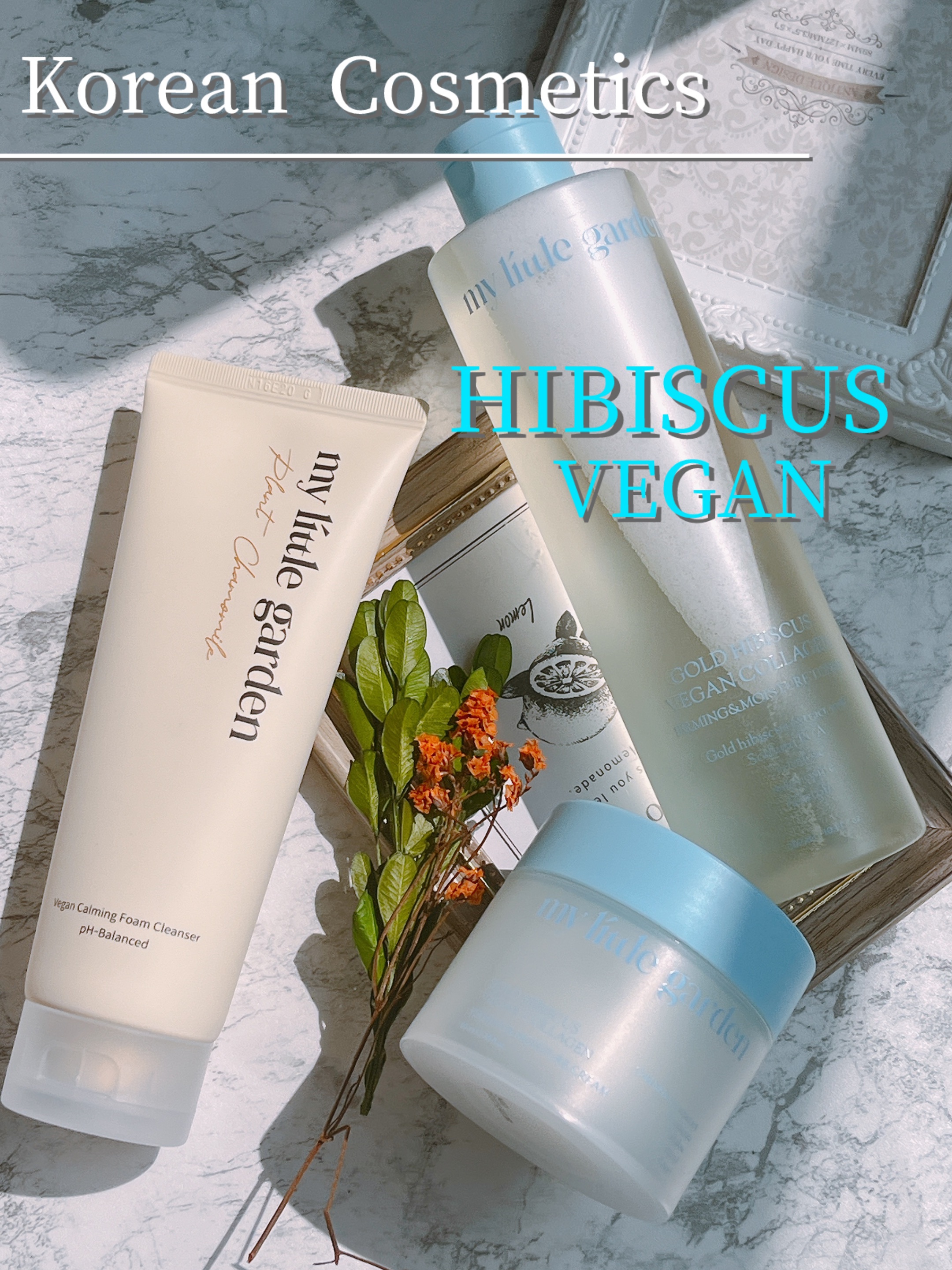 ゴールドヒビスカスヴィーガンコラーゲン弾力水分クリーム/my little garden/フェイスクリームを使ったクチコミ（2枚目）