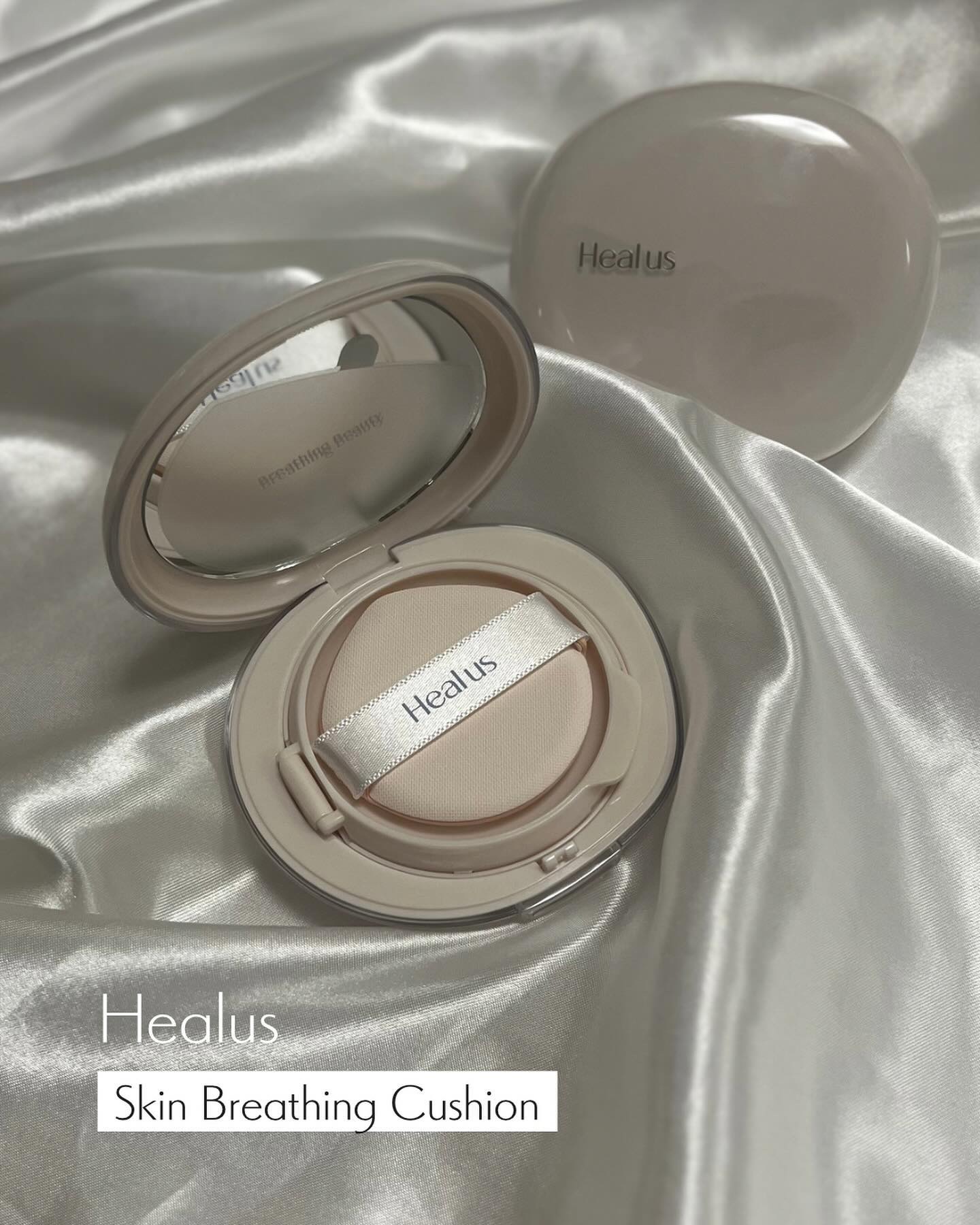 ブリージンググロークッション 23号/Healus/クッションファンデーションを使ったクチコミ（2枚目）