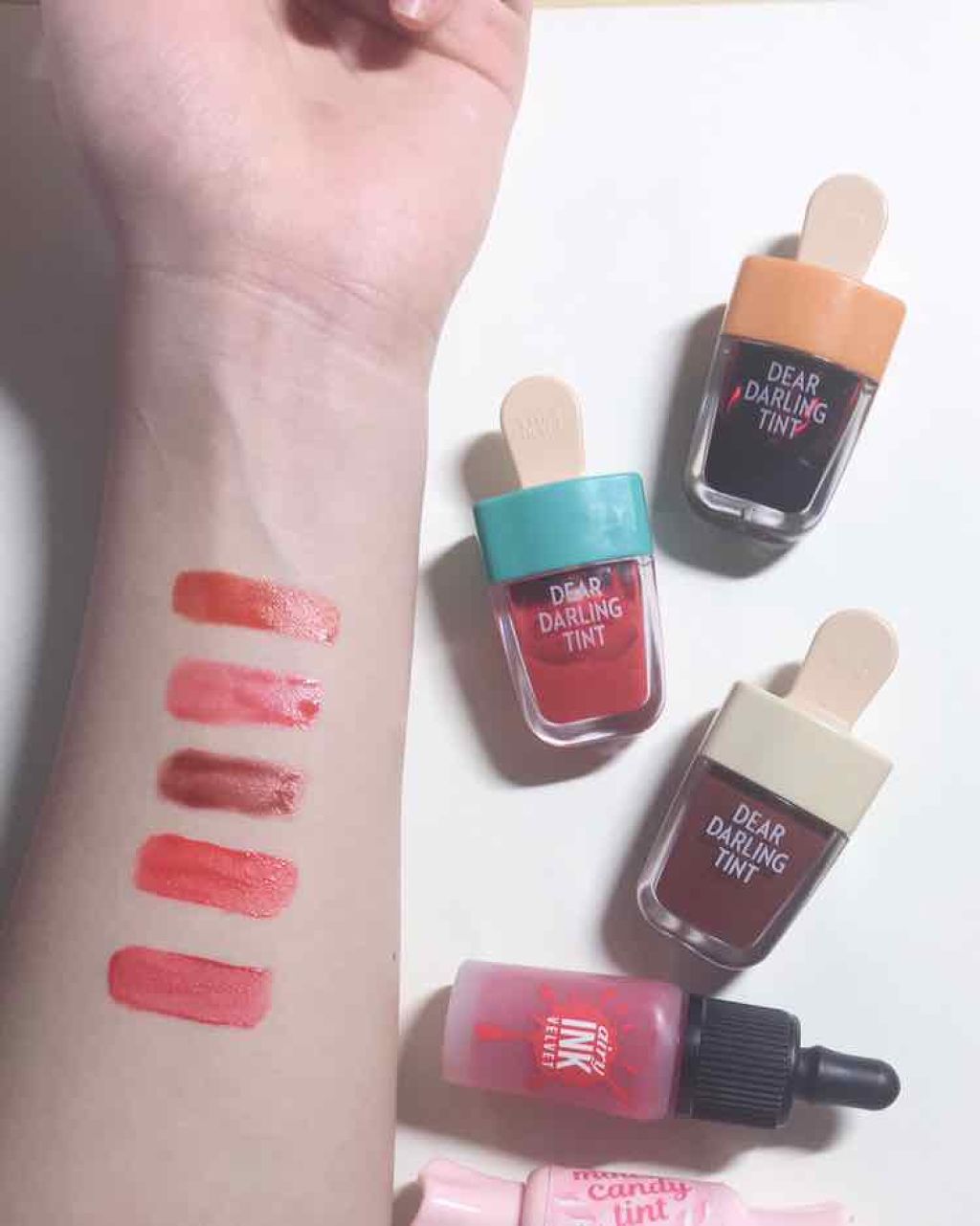 ムース キャンディー ティント/the SAEM/リップティントを使ったクチコミ（2枚目）