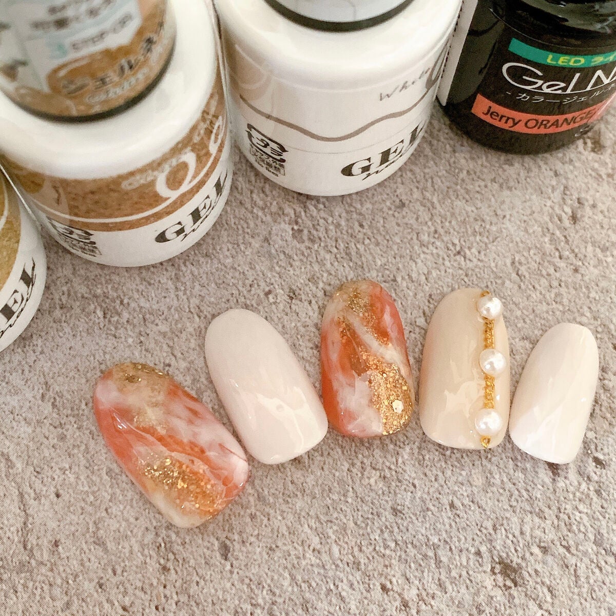 ジェルネイル(ライト対応)/セリア/ジェルネイルを使ったクチコミ(1枚目)