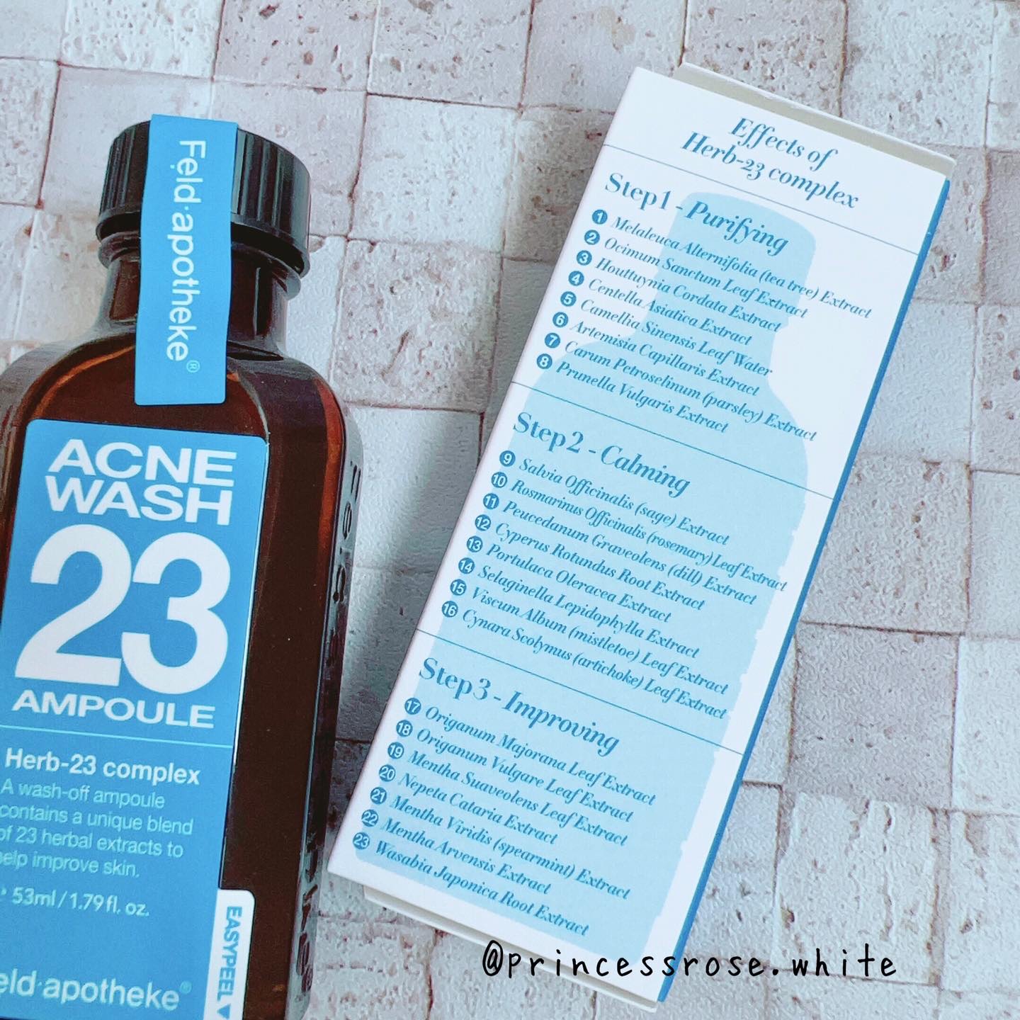 アクネウォッシュ23アンプル/Feld Apotheke/美容液を使ったクチコミ（3枚目）
