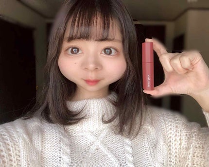 ビビッドコットン インクティント/innisfree/口紅を使ったクチコミ(4枚目)