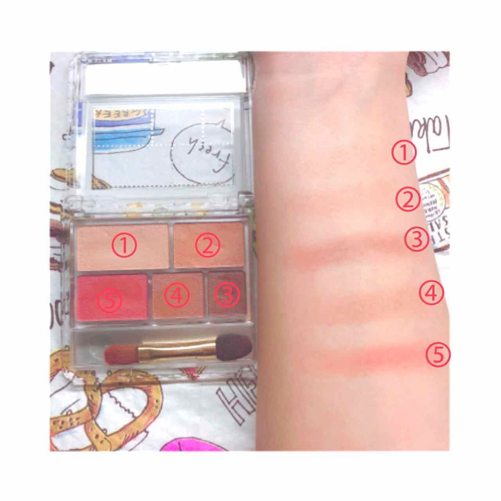 パーフェクトマルチアイズ/キャンメイク/アイシャドウパレットを使ったクチコミ(3枚目)