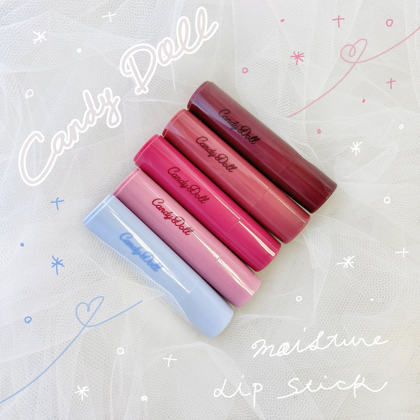 モイスチャーリップスティック/CandyDoll/口紅を使ったクチコミ(1枚目)