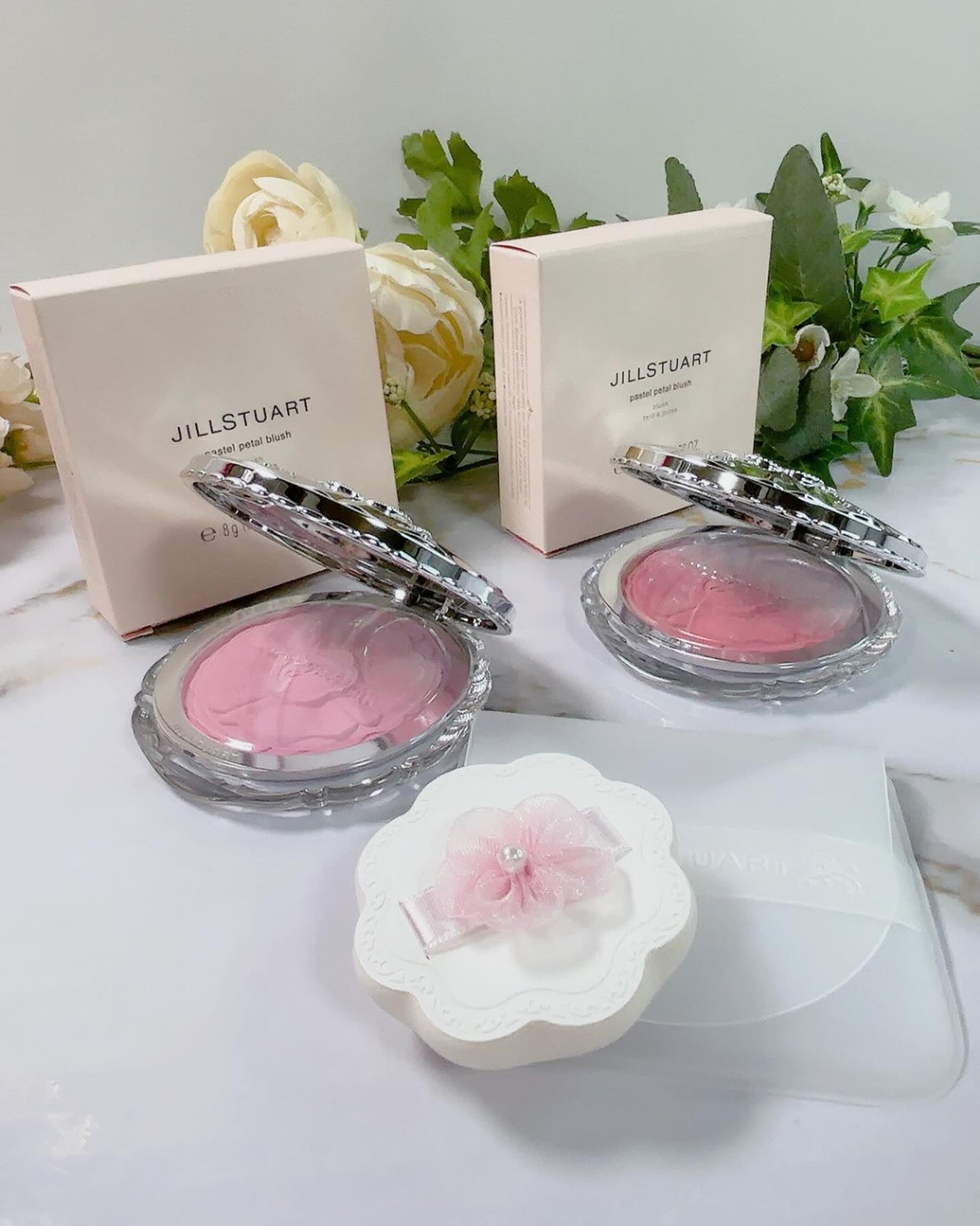 ジルスチュアート パステルペタル ブラッシュ/JILL STUART/パウダーチークを使ったクチコミ(9枚目)