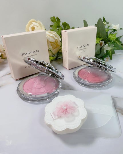 ジルスチュアート パステルペタル ブラッシュ/JILL STUART/パウダーチークを使ったクチコミ(9枚目)