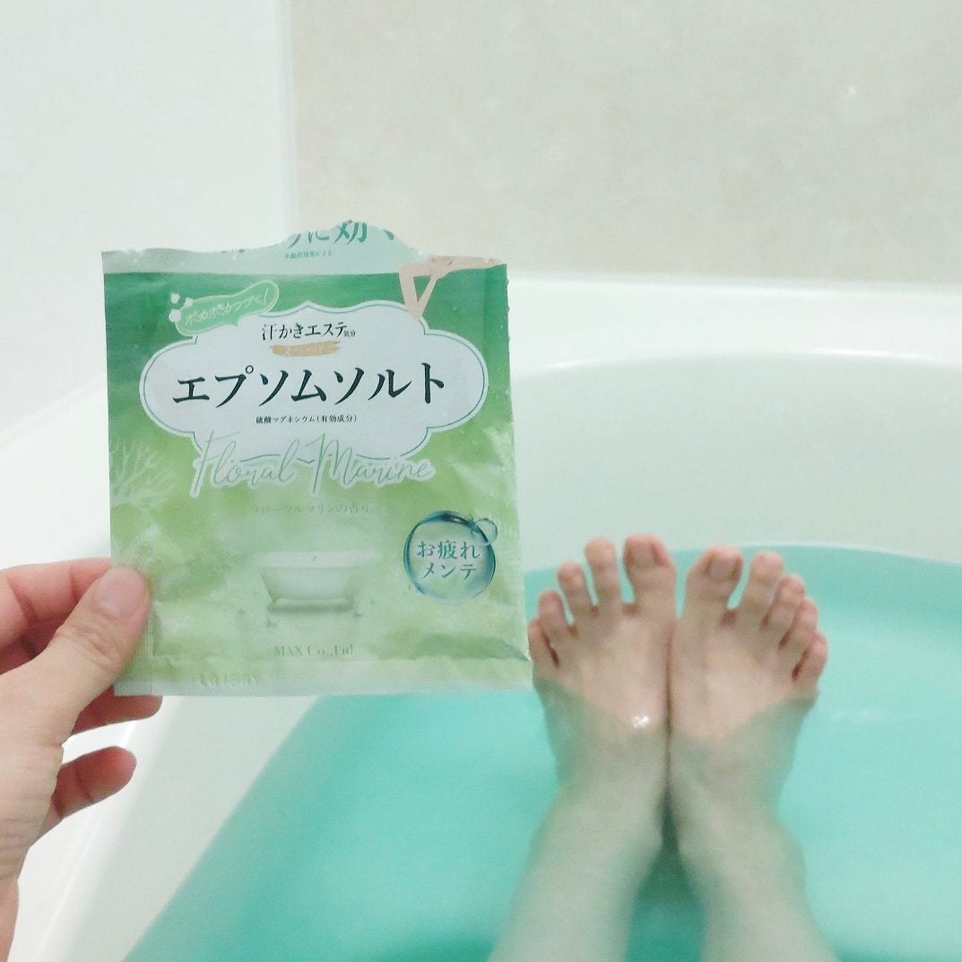 汗かきエステ気分 スペシャリテ エプソムソルト フローラルマリンの香り/マックス/無機塩系入浴剤を使ったクチコミ(5枚目)