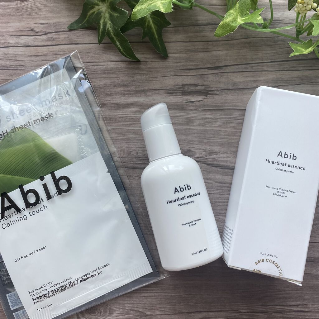 Heartleaf essence Calming pump/Abib /美容液を使ったクチコミ（1枚目）
