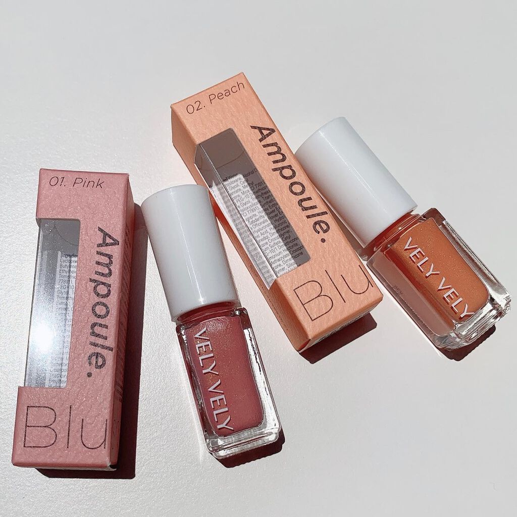 アンプルブラッシャー/VELY VELY/リキッドチークを使ったクチコミ（1枚目）