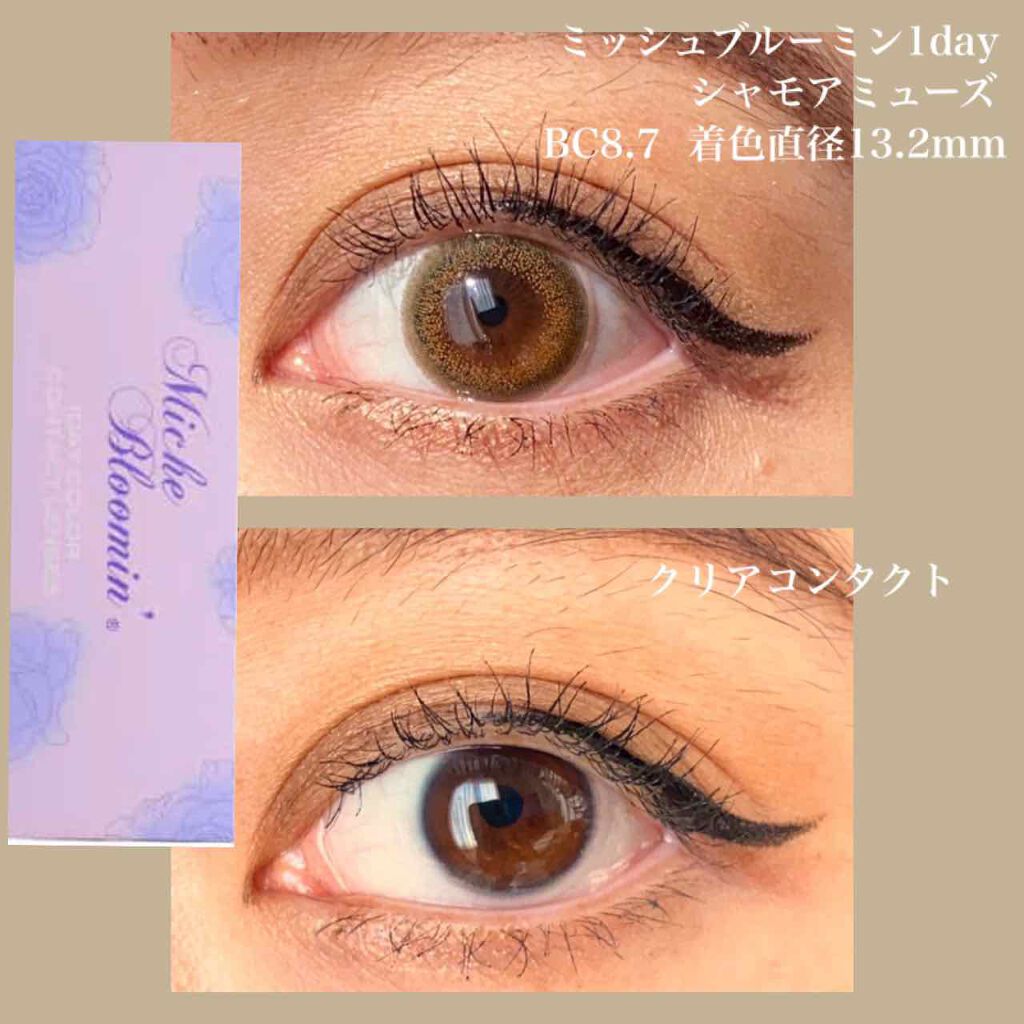 ミッシュ ブルーミン ワンデー (クォーターヴェール シリーズ／イノセント シリーズ)/ミッシュブルーミン/ワンデー（１DAY）カラコンを使ったクチコミ（1枚目）