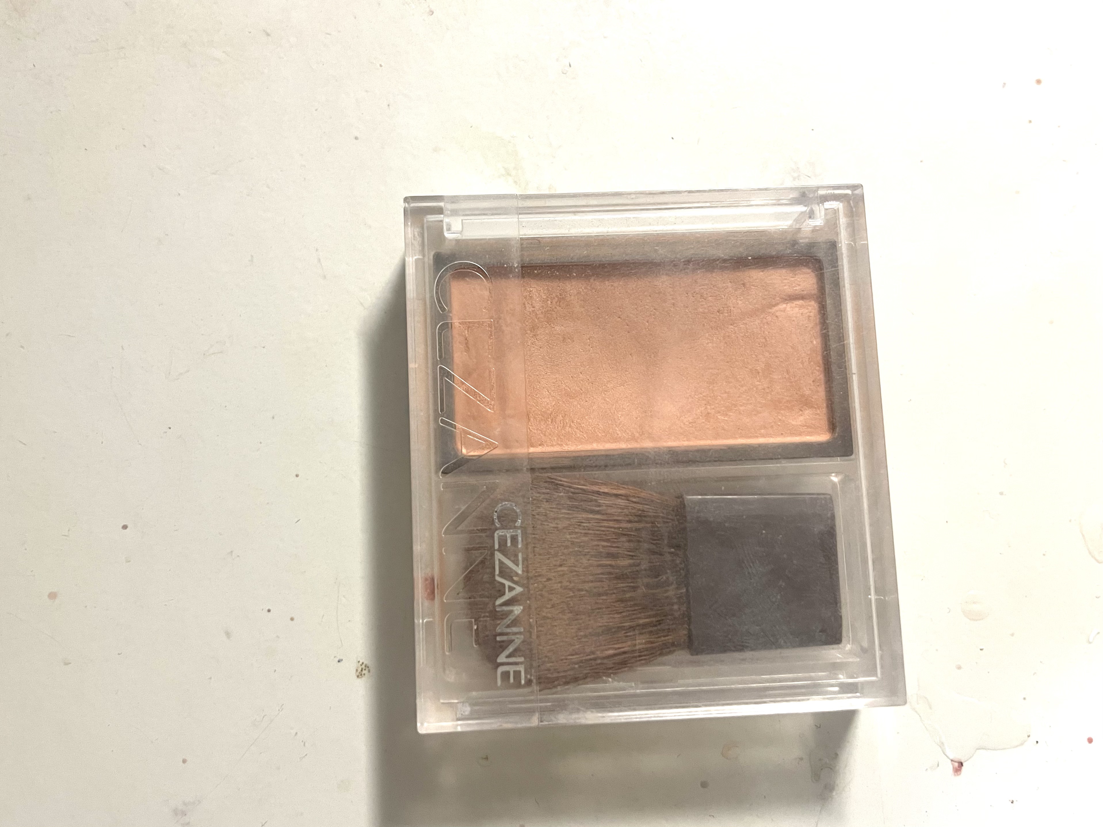 チークブラッシュ/CEZANNE/パウダーチークを使ったクチコミ（1枚目）