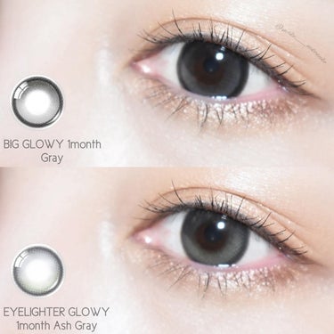 Eyelighter Glowy 1Month ブラック/OLENS/カラーコンタクトレンズを使ったクチコミ（3枚目）