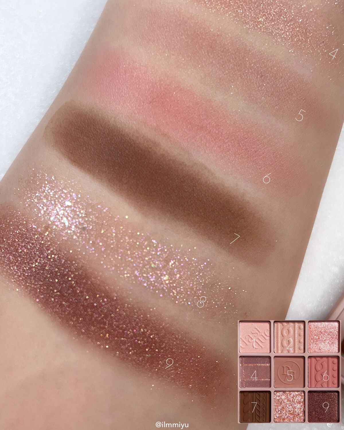 シャドウパレット/dasique/アイシャドウパレットを使ったクチコミ(5枚目)