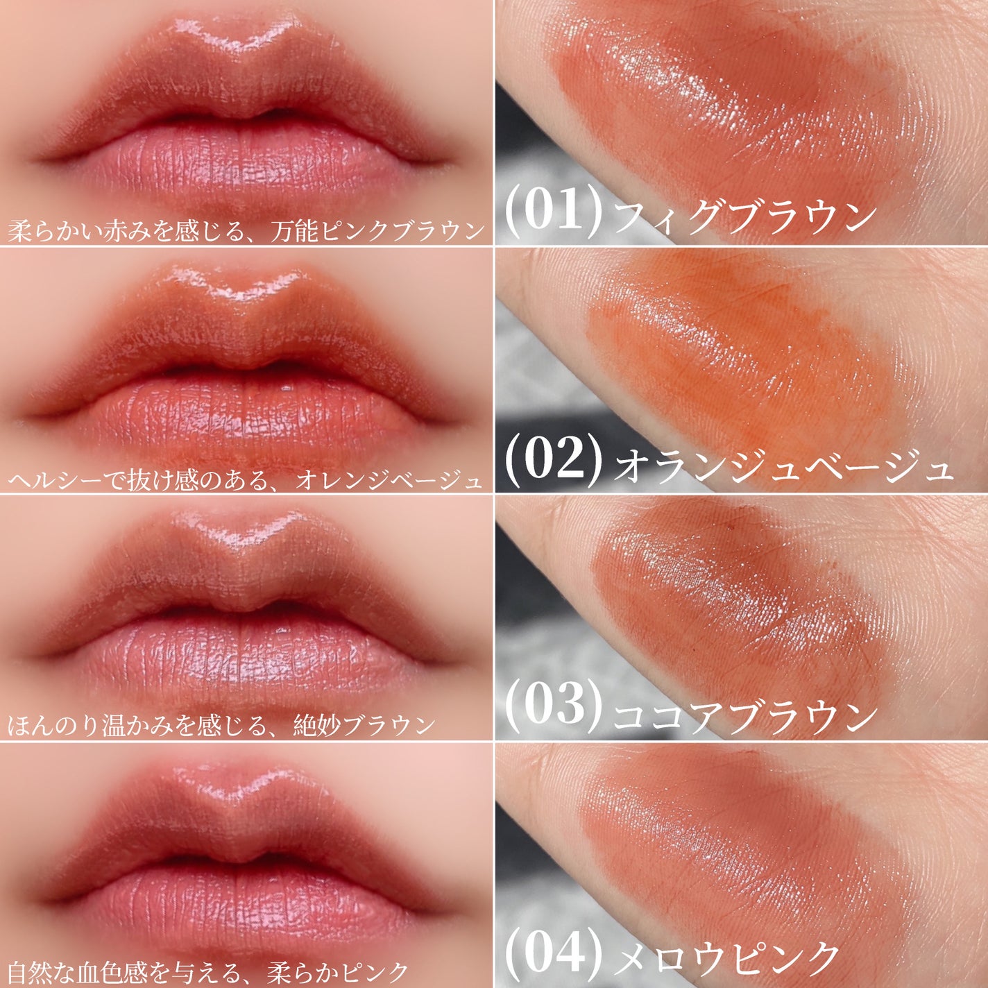 リップカラーシールド/CEZANNE/口紅を使ったクチコミ(3枚目)