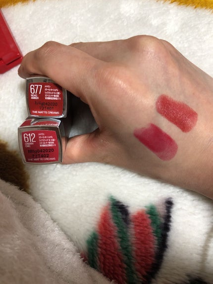 カラーセンセーショナル リップスティック C/MAYBELLINE NEW YORK/口紅を使ったクチコミ(1枚目)