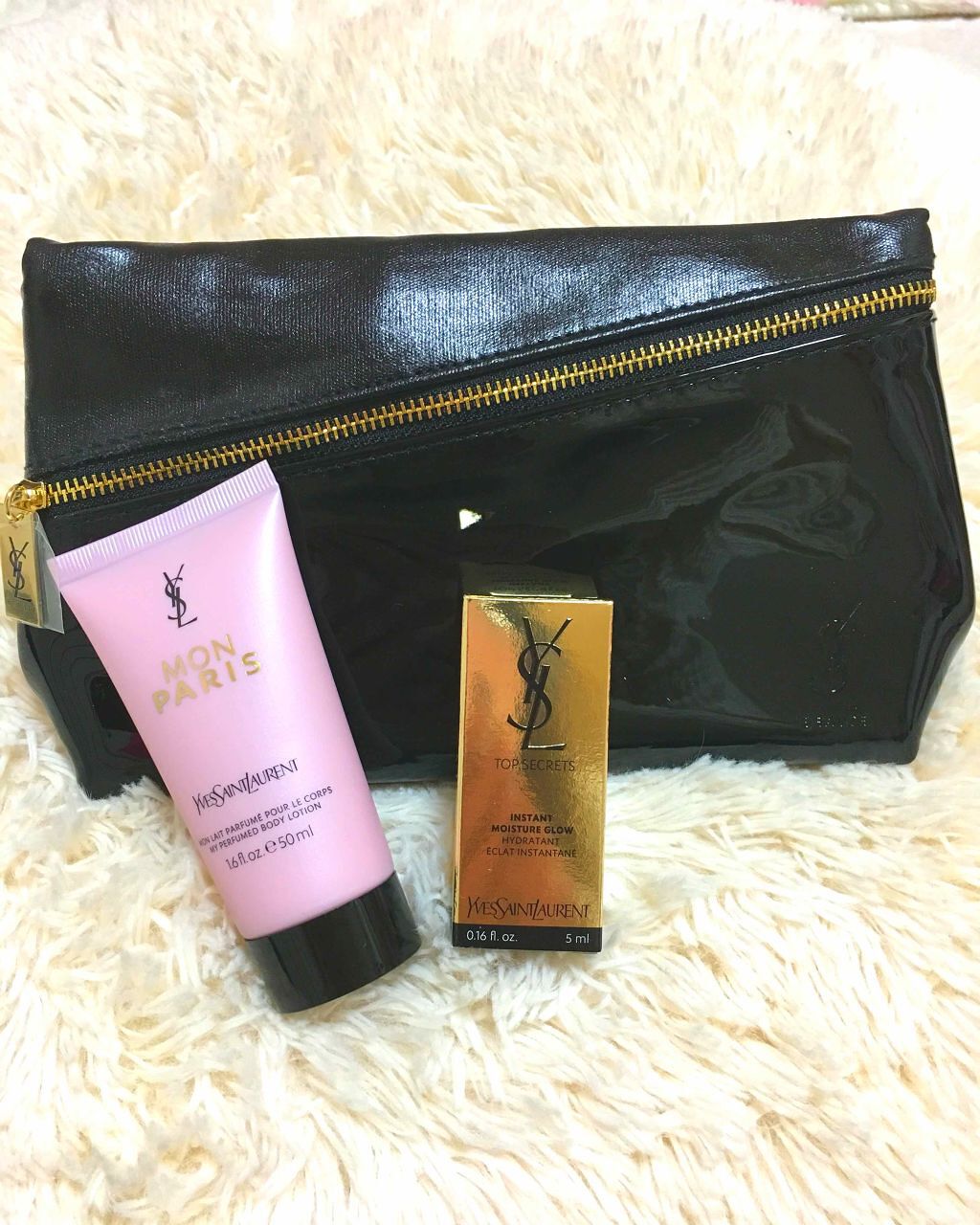 トップ シークレット セッティング グロウ スプレー/YVES SAINT LAURENT BEAUTE/ミスト状化粧水を使ったクチコミ（2枚目）