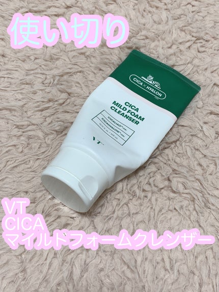 CICA マイルドフォームクレンザー/VT/洗顔フォームを使ったクチコミ(1枚目)
