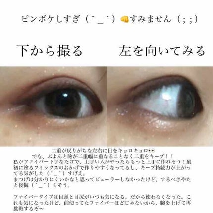 フリーファイバー120 スタンダードタイプ /メザイク/二重まぶた用アイテムを使ったクチコミ(4枚目)