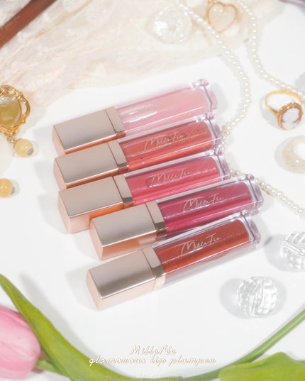 グラマラスリッププランパー 01 クリアブロッサム/MilleFée/リッププランパーを使ったクチコミ(2枚目)