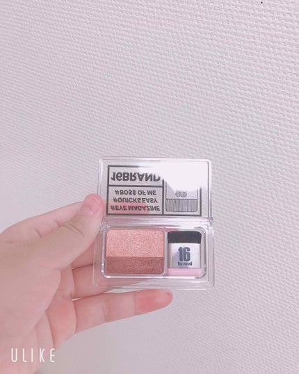 16 EYE MAGAZINE/16BRAND/アイシャドウパレットを使ったクチコミ(4枚目)