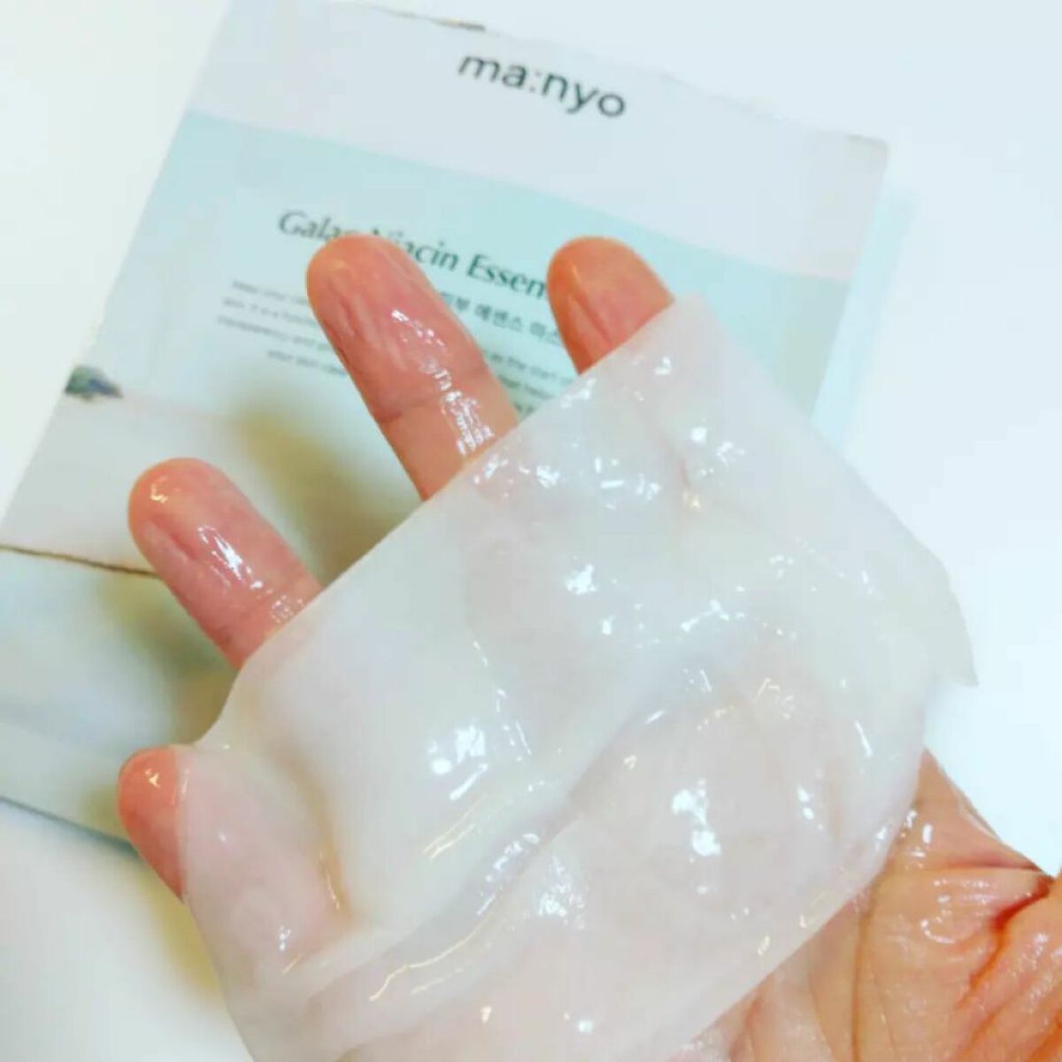 ガラクナイアシン エッセンスマスク/manyo/シートマスク・パックを使ったクチコミ(2枚目)