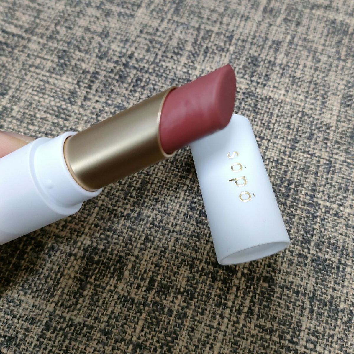 リップスティック 01/sopo/口紅を使ったクチコミ（2枚目）