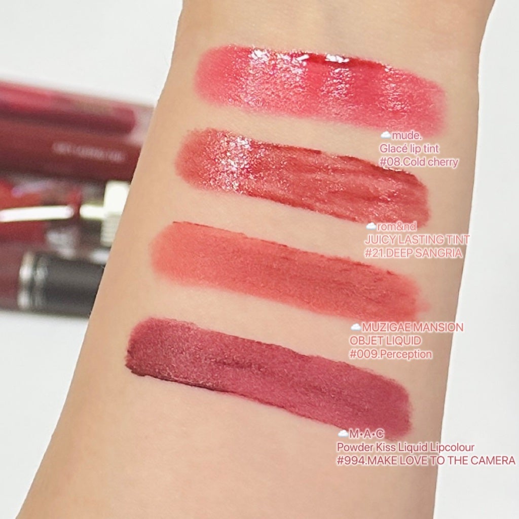 ジューシーラスティングティント/rom&nd/リップティントを使ったクチコミ(2枚目)