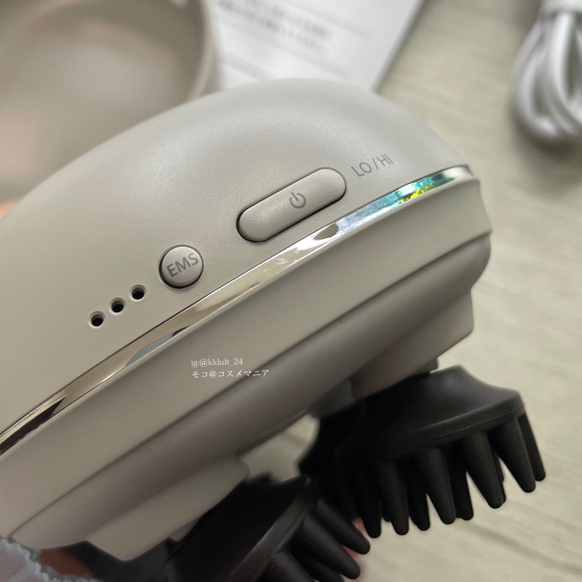 充電式EMSヘッドスパ ミニ/FESTINO/ヘッドマッサージャーを使ったクチコミ（3枚目）