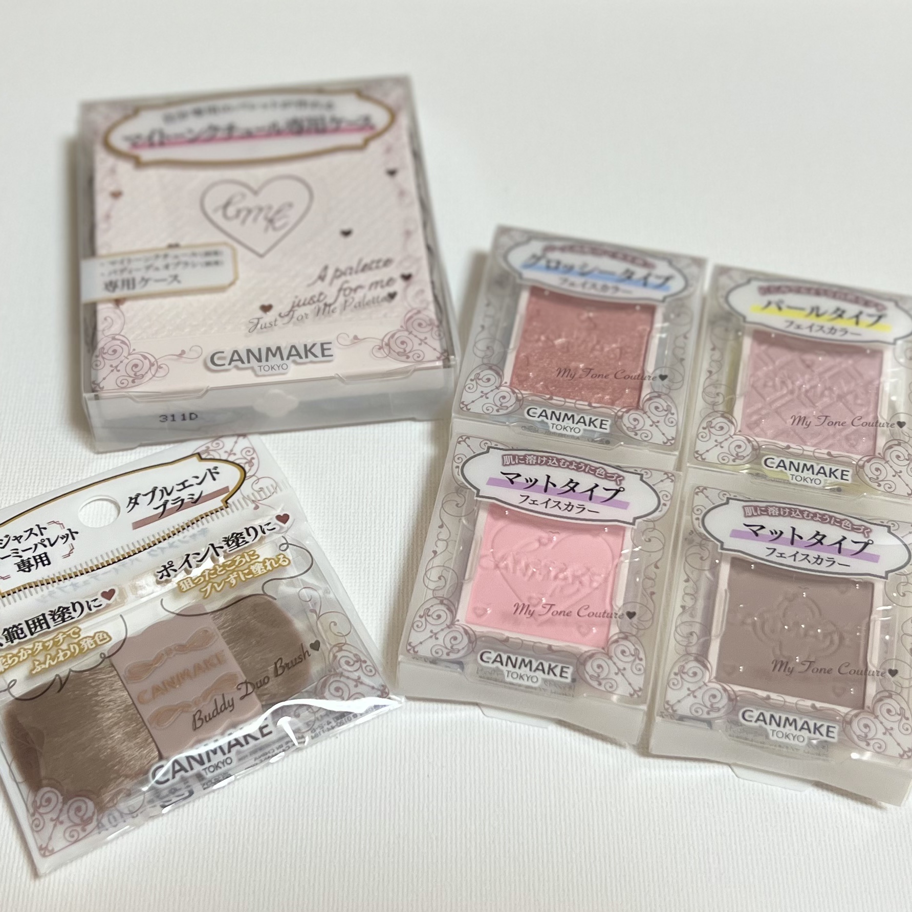 バディーデュオブラシ/キャンメイク/メイクブラシを使ったクチコミ（1枚目）