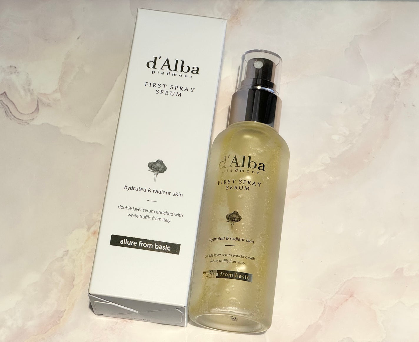 ダルバ ホワイトトリュフファーストスプレーセラム/ダルバ/ミスト状化粧水を使ったクチコミ(2枚目)