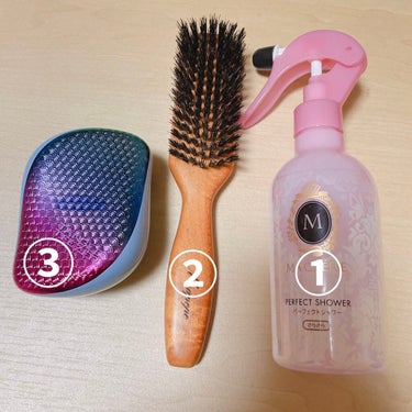 コンパクトスタイラー アクアマーメイド/TANGLE TEEZER/ヘアブラシを使ったクチコミ（2枚目）