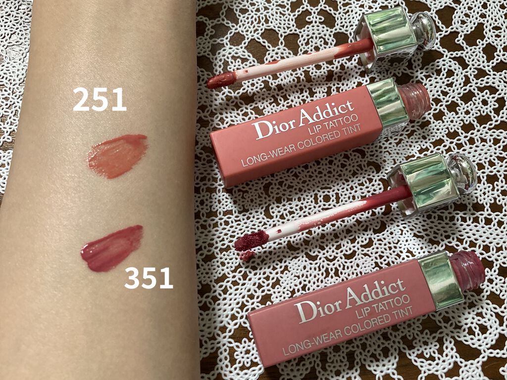 【旧】ディオール アディクト リップ ティント/Dior/リップグロスを使ったクチコミ（2枚目）