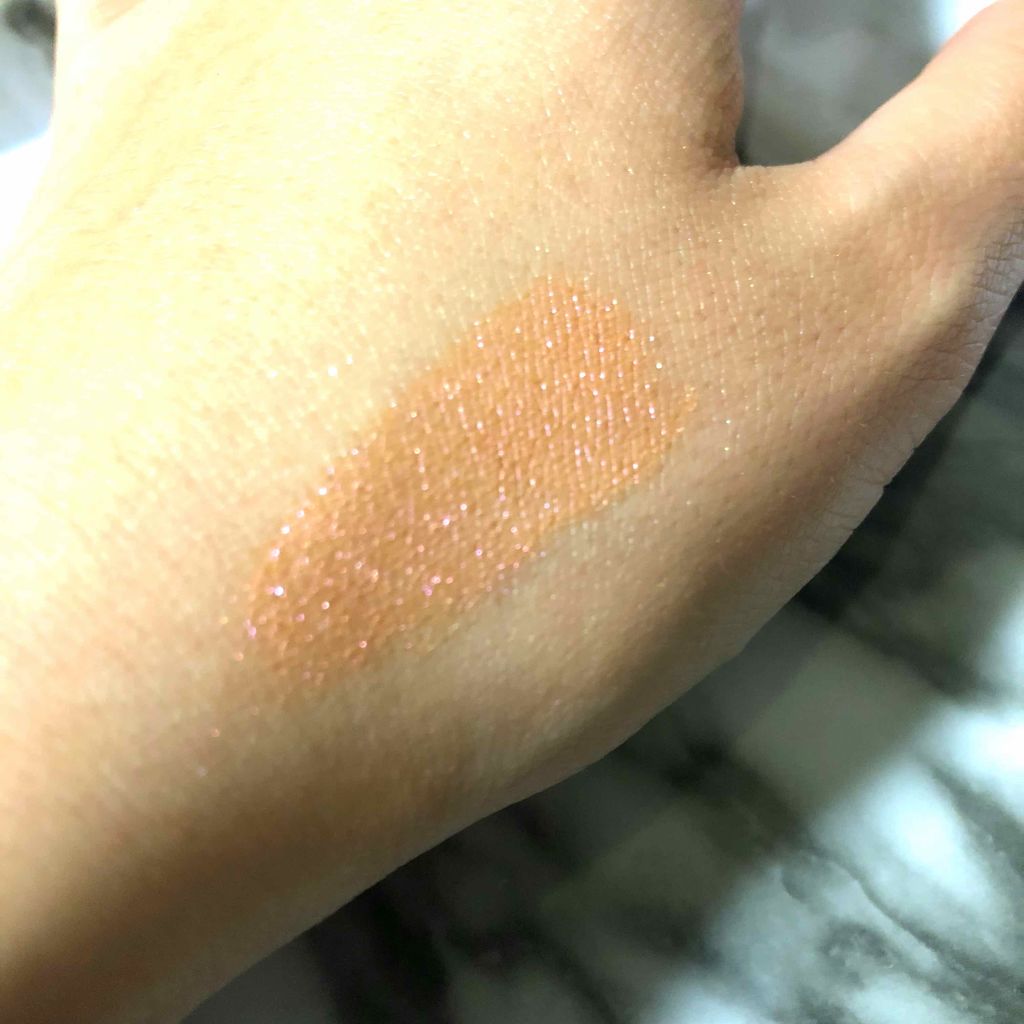 シマリングオーロラアイズ 01 オーロラピンク/キャンメイク/単色アイシャドウを使ったクチコミ（3枚目）