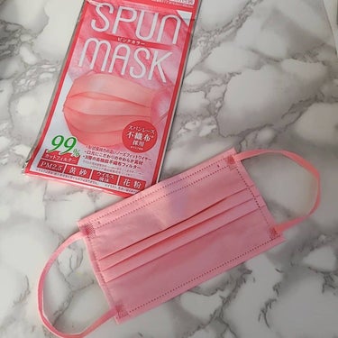 スパンレース不織布カラーマスク/ISDG 医食同源ドットコム/マスクを使ったクチコミ（5枚目）