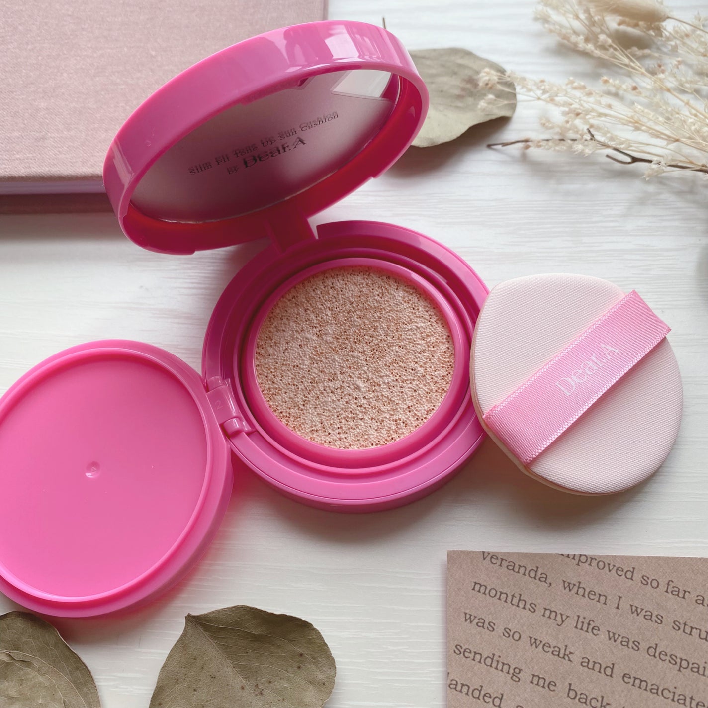 スリムフィットトーンアップサンクッション/Dear.A/日焼け止めローションを使ったクチコミ(3枚目)