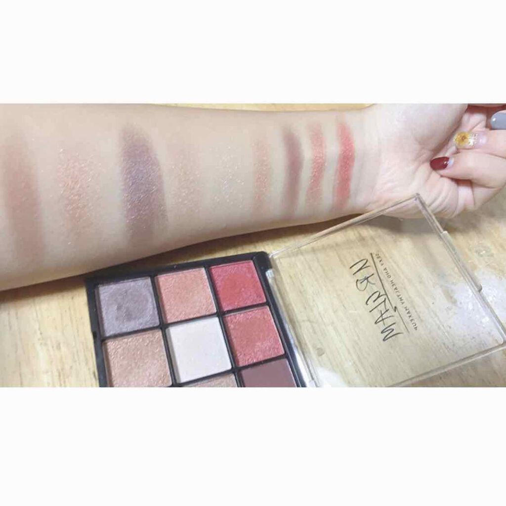 UR GLAM BLOOMING EYE COLOR PALETTE/U R GLAM/アイシャドウパレットを使ったクチコミ(4枚目)