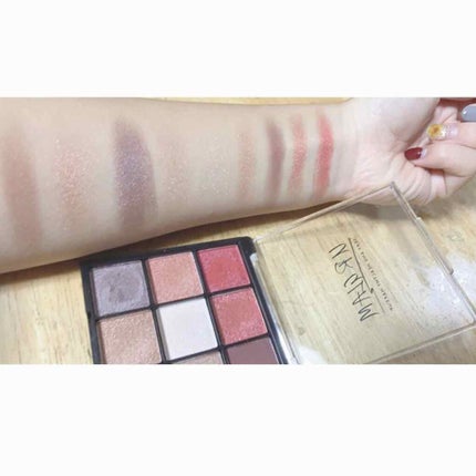 UR GLAM BLOOMING EYE COLOR PALETTE/U R GLAM/アイシャドウパレットを使ったクチコミ(4枚目)