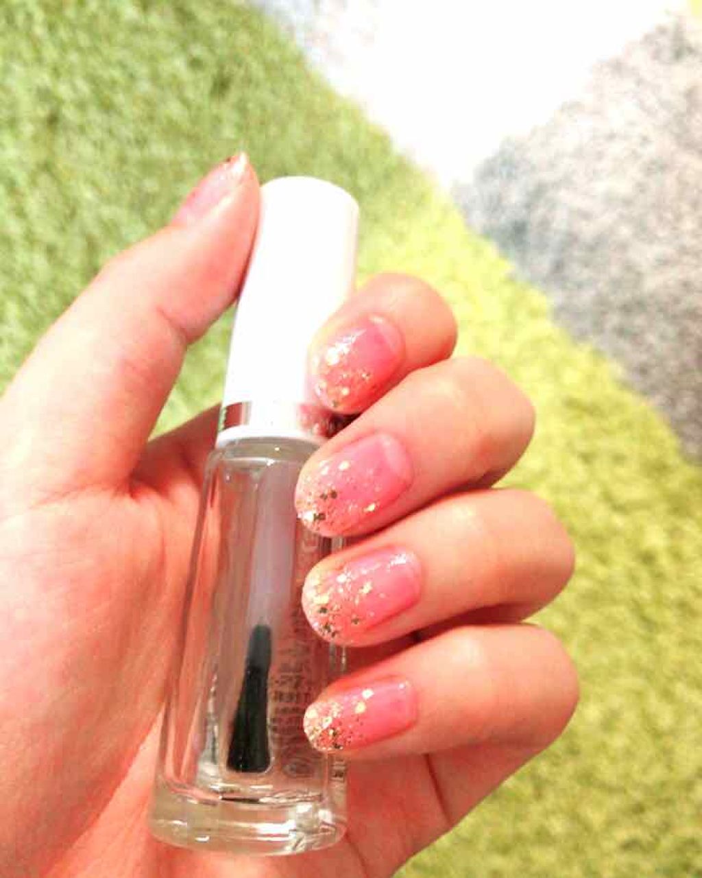 トップ＆ベース/キスミー フェルム/ネイルトップコートを使ったクチコミ（2枚目）