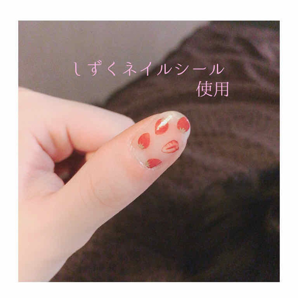 しずくネイルシール/キャンドゥ/ネイルシールを使ったクチコミ（2枚目）
