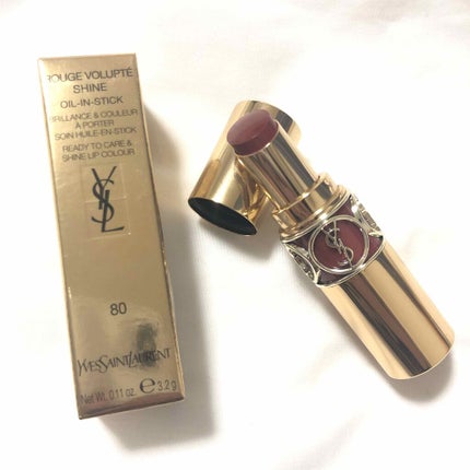 ルージュ ヴォリュプテ シャイン/YVES SAINT LAURENT BEAUTE/口紅を使ったクチコミ(1枚目)