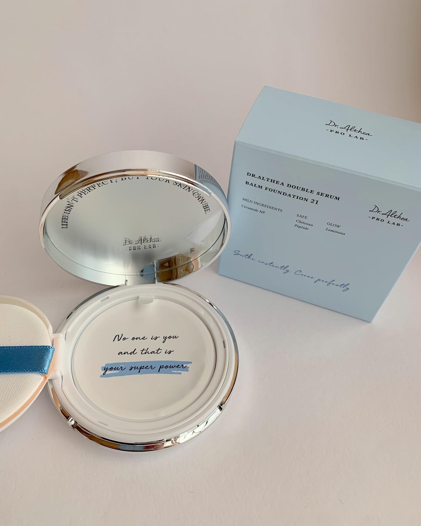 ダブル セラム バーム ファンデーション/Dr.Althea/クリーム・エマルジョンファンデーションを使ったクチコミ(5枚目)