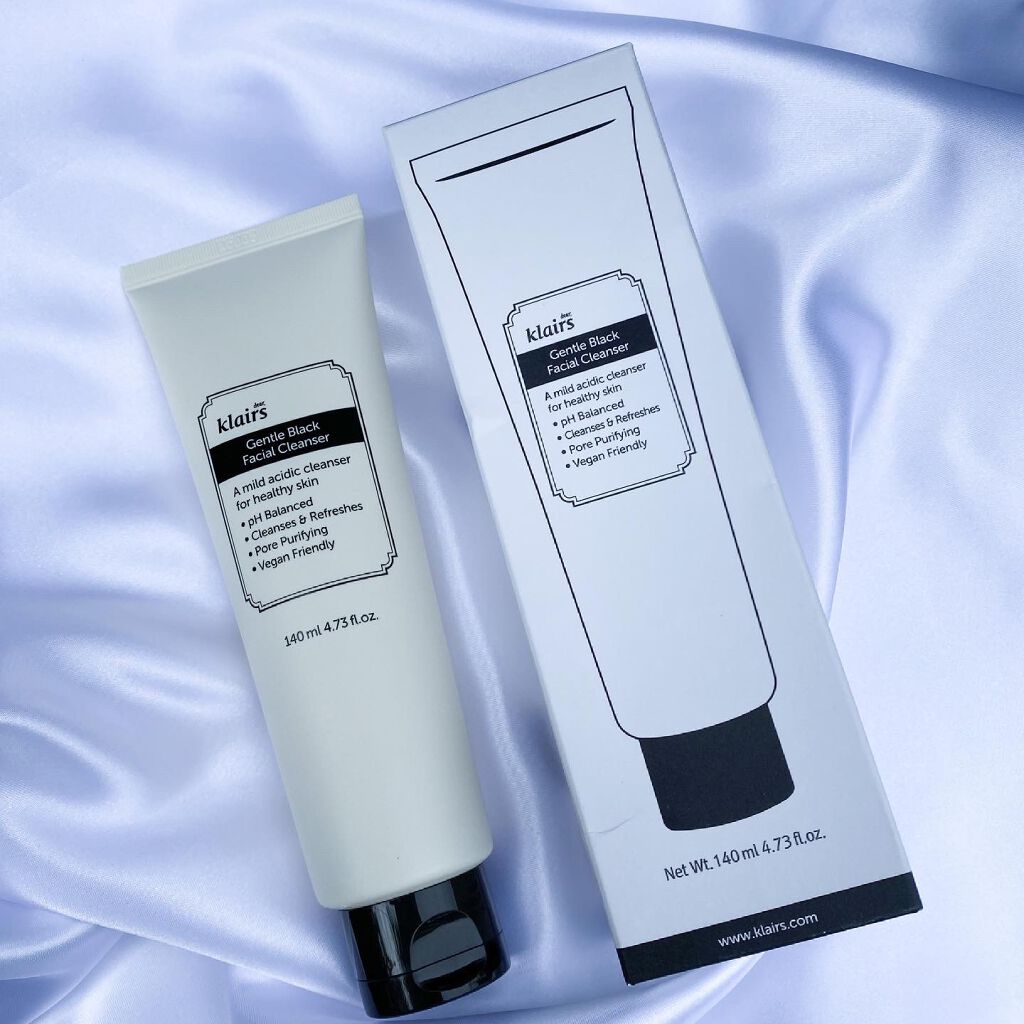 ジェントルブラックフェイシャルクレンザー(140ml)/Klairs/洗顔フォームを使ったクチコミ(1枚目)