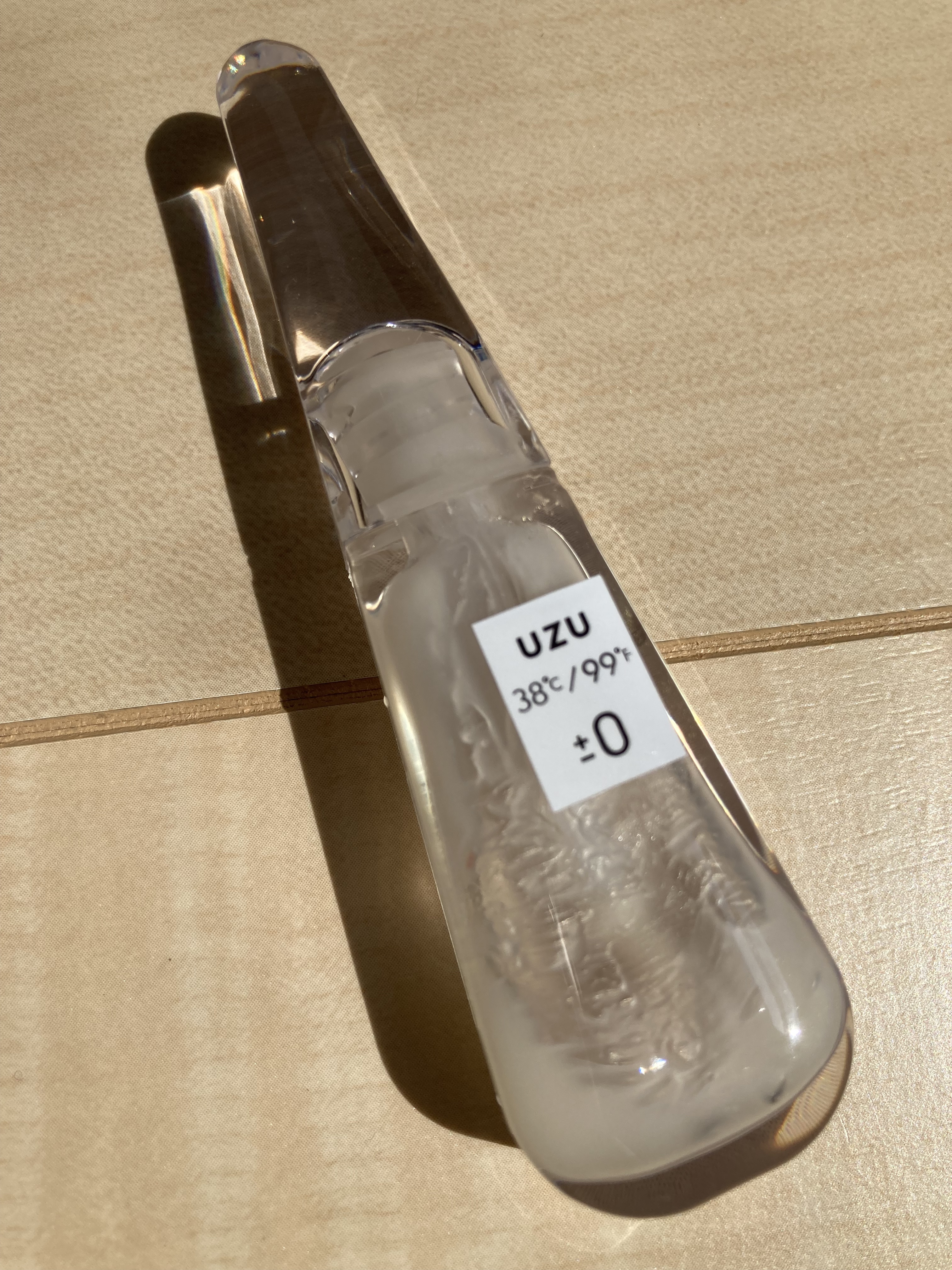 38°C / 99°F リップトリートメント (リップ美容液) ±0 CLEAR/UZU BY FLOWFUSHI/リップケアを使ったクチコミ（1枚目）