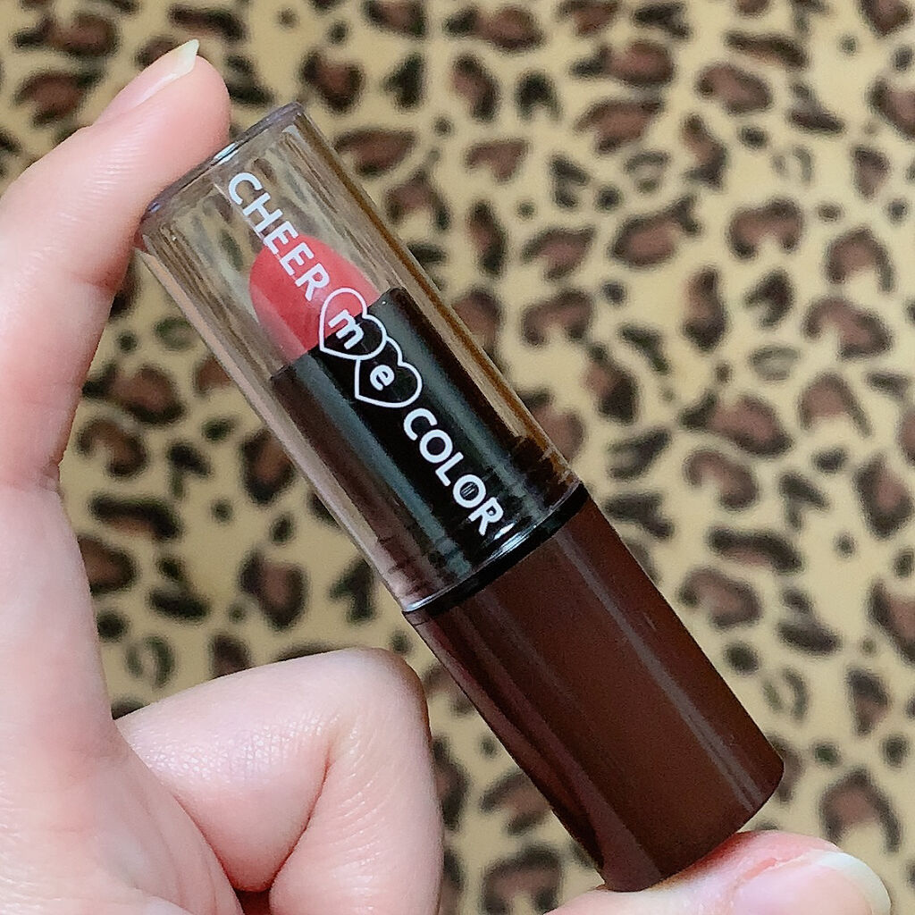 セリア CHEER me COLOR  リップスティックのクチコミ「まずこのリップを購入したときに思ったのが
百均のリップ進化したなぁ~~~~~~~🥺🥺🥺って

.....」（2枚目）