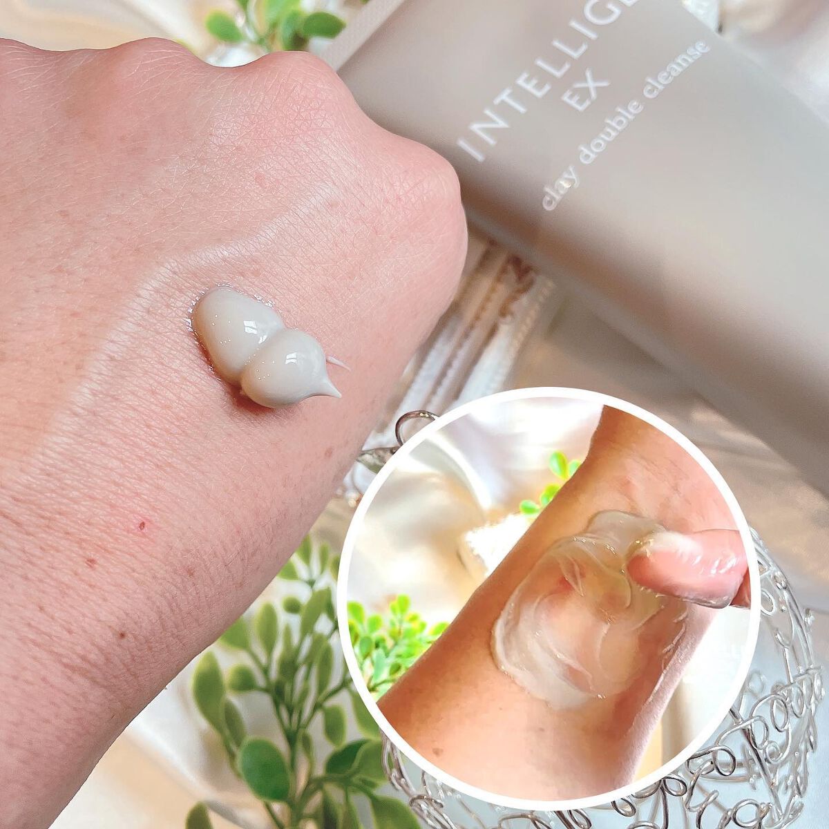 クレイ Ｗ クレンズ/アンテリージェEX/クレンジングクリームを使ったクチコミ（2枚目）