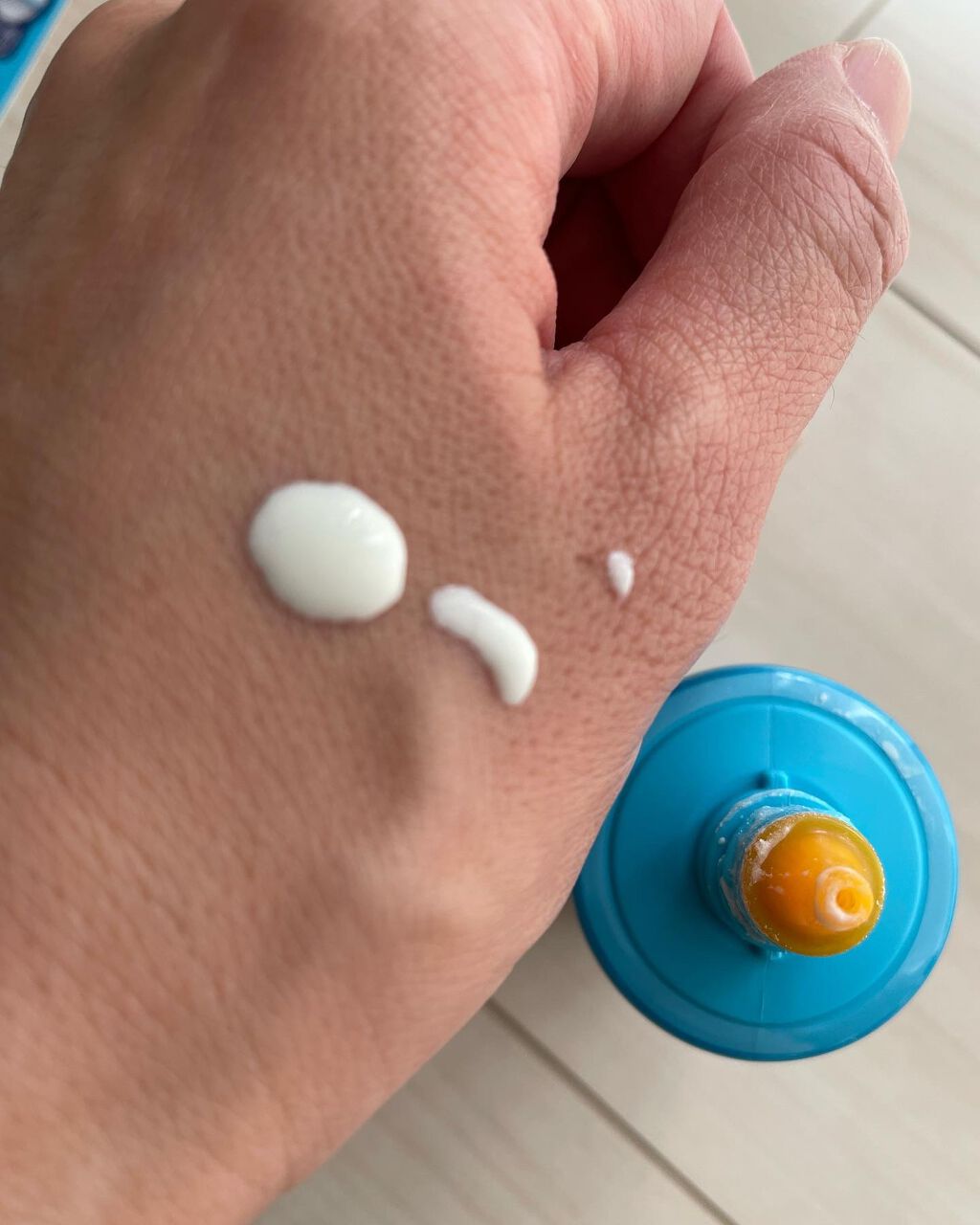 ビオレUV アクアリッチ アクアプロテクトローション(水層パック)/ビオレ/日焼け止めローションを使ったクチコミ（2枚目）