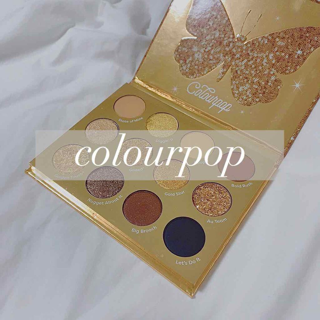 グッド アズ ゴールド/ColourPop/アイシャドウパレットを使ったクチコミ（1枚目）