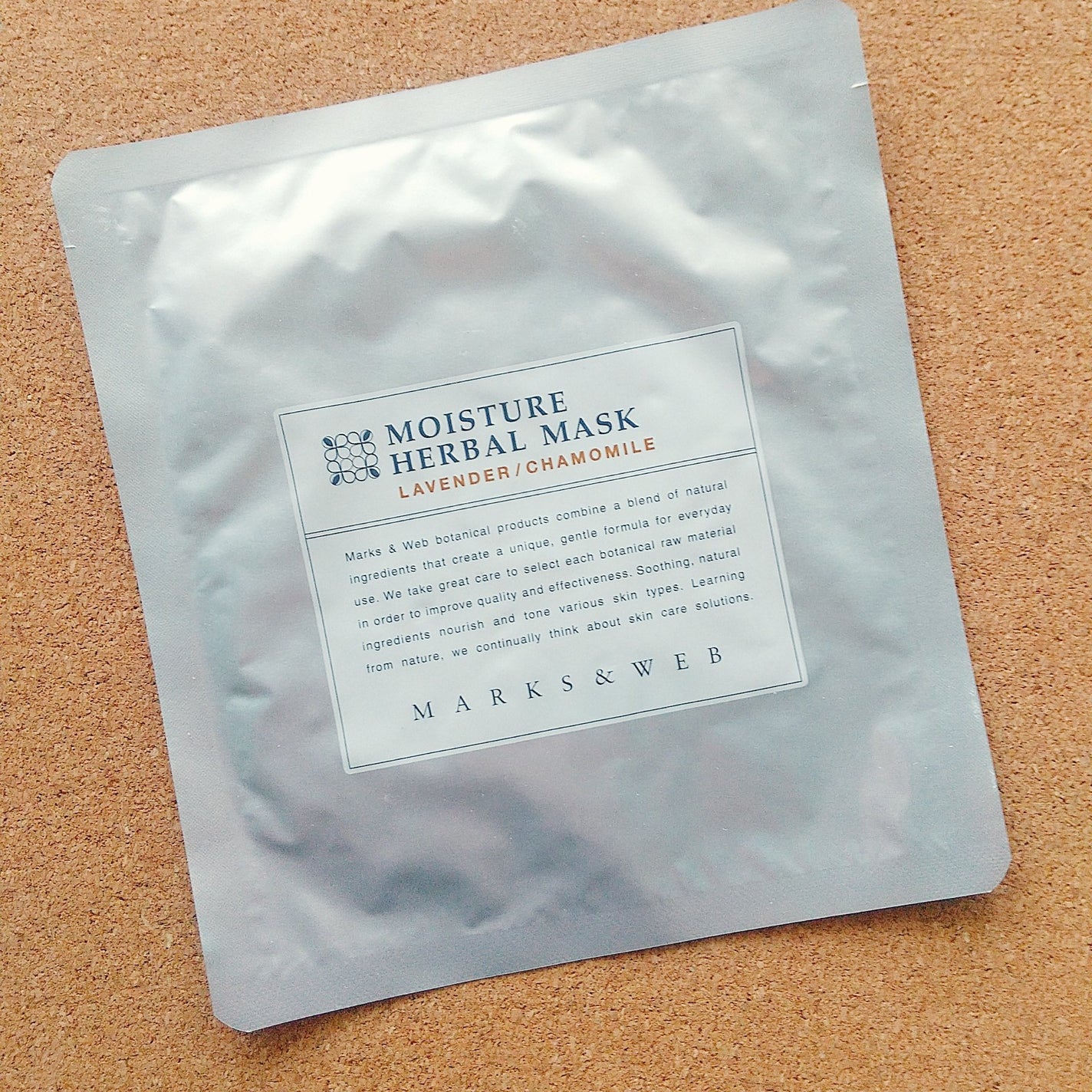 モイスチャーハーバルマスク ラベンダー/カモミール/MARKS&WEB/シートマスク・パックを使ったクチコミ(1枚目)