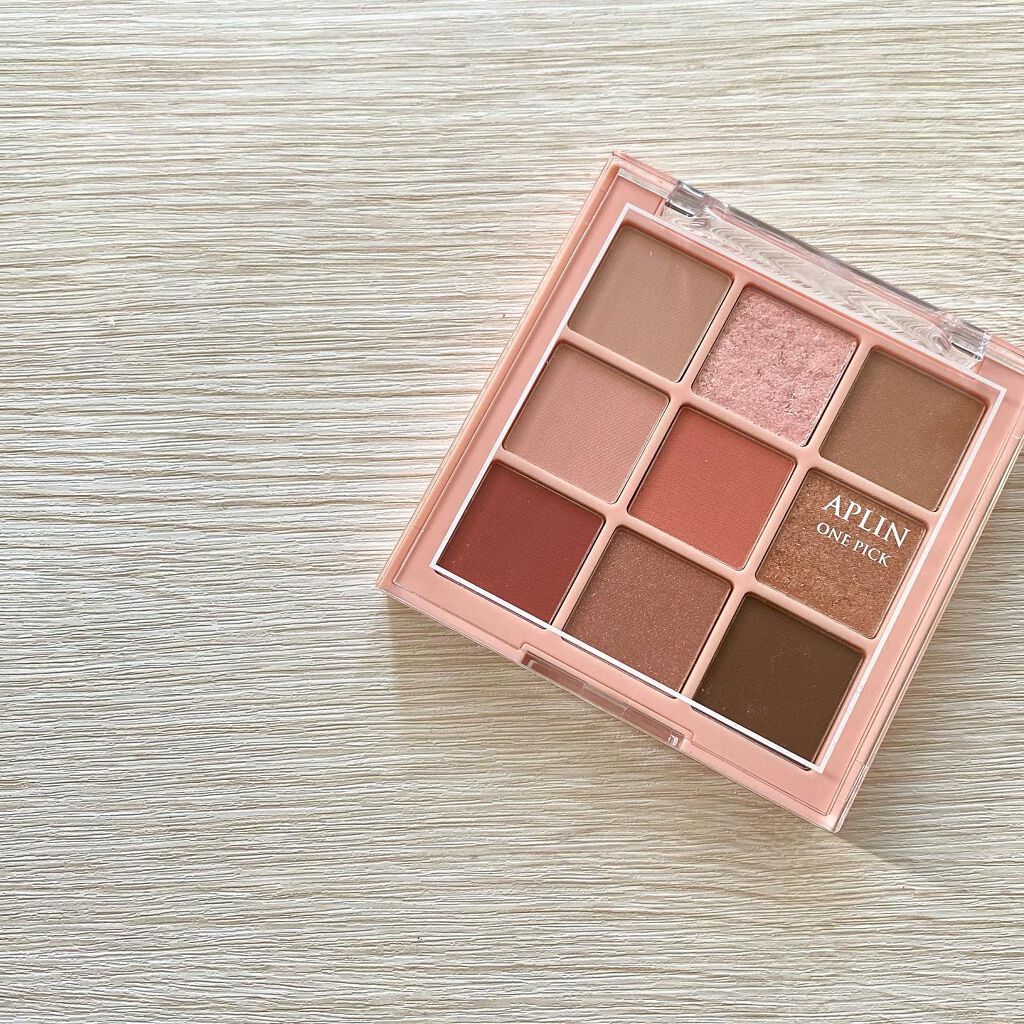 ワンピックアイシャドウパレット 01 ピンクコーラル/APLIN/アイシャドウパレットを使ったクチコミ（3枚目）