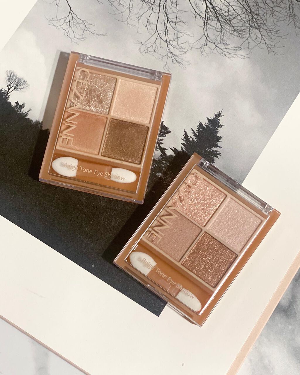 ベージュトーンアイシャドウ/CEZANNE/アイシャドウパレットを使ったクチコミ(1枚目)